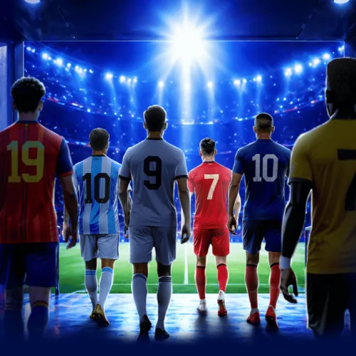 Joueurs de football entrant sur la pelouse avant le coup d'envoi — Espagne. La Liga 2026