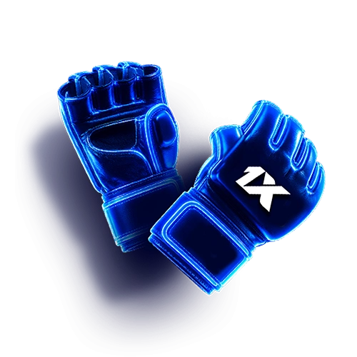 UFC 2026 - paire de gants de MMA bleus