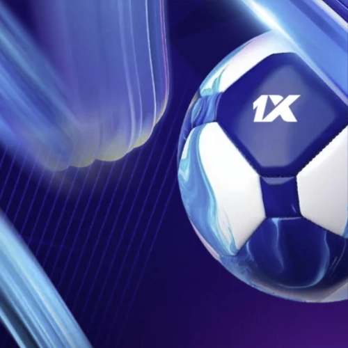 Ballon de football en mouvement sur fond bleu-violet — Italie. Série A 2026