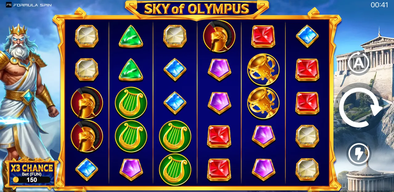 Sky Of Olympus - الشبكة أثناء اللعب