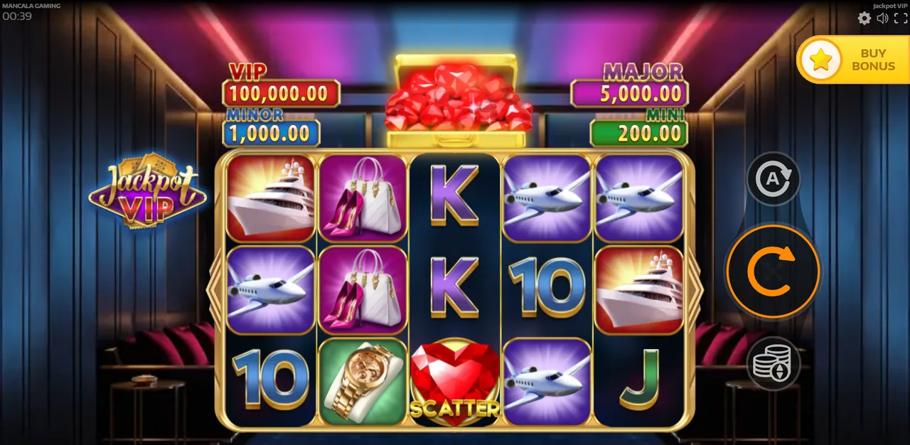 Jackpot VIP - البكرات بعد دورة