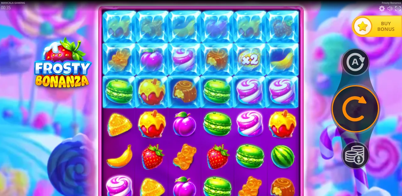 Frosty Bonanza - البكرات بعد دورة