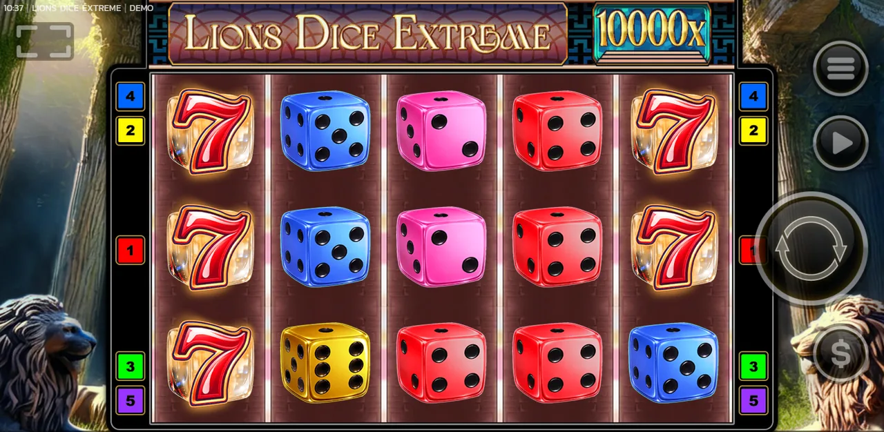 Lions Dice Extreme - الشبكة أثناء اللعب