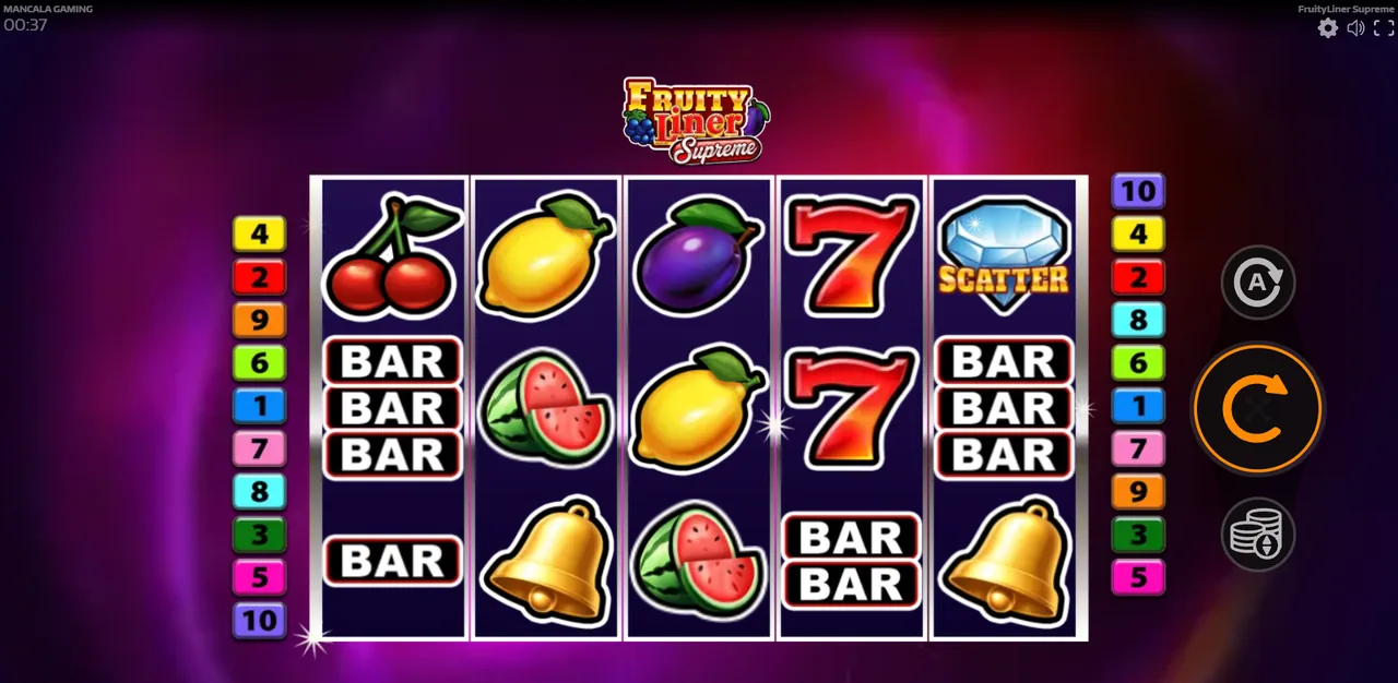 Fruityliner Supreme - البكرات بعد دورة