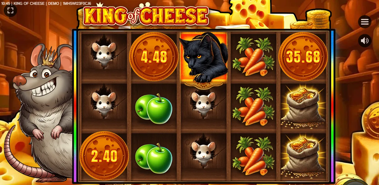 King Of Cheese - الشبكة أثناء اللعب