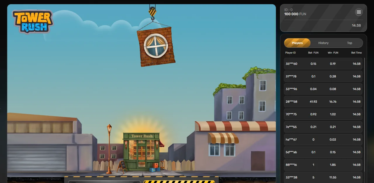 Tower Rush - écran de jeu
