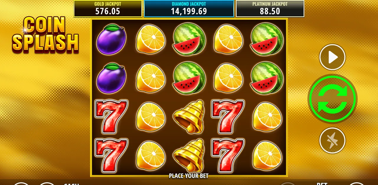 Coin Splash - البكرات بعد دورة