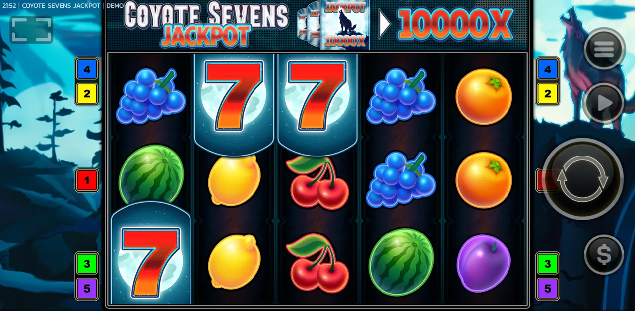 Coyote Sevens Jackpot - البكرات بعد دورة