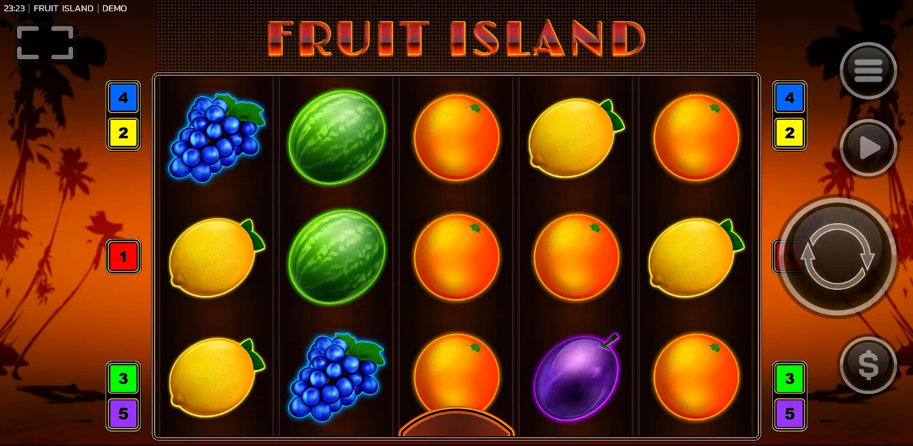 Fruit Island - شاشة اللعب