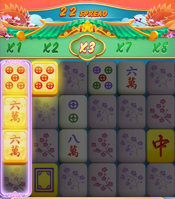 Mahjong Ways 3+ - الشبكة أثناء اللعب
