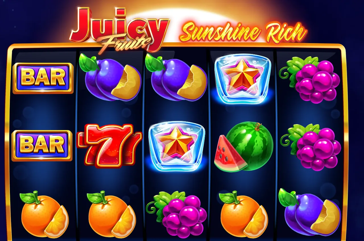 Juicy Fruits Sunshine Rich - الشبكة أثناء اللعب
