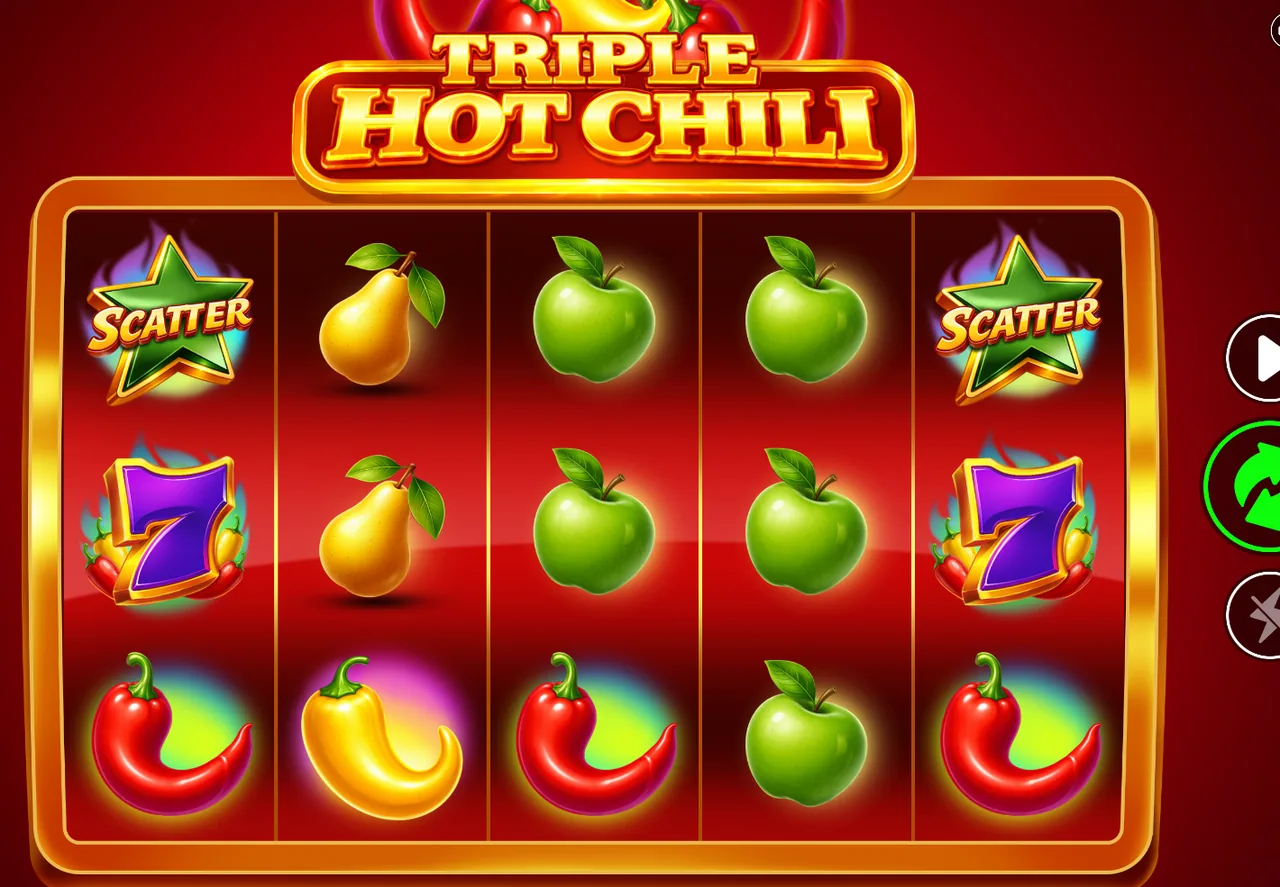 Triple Hot Chili - شاشة اللعب