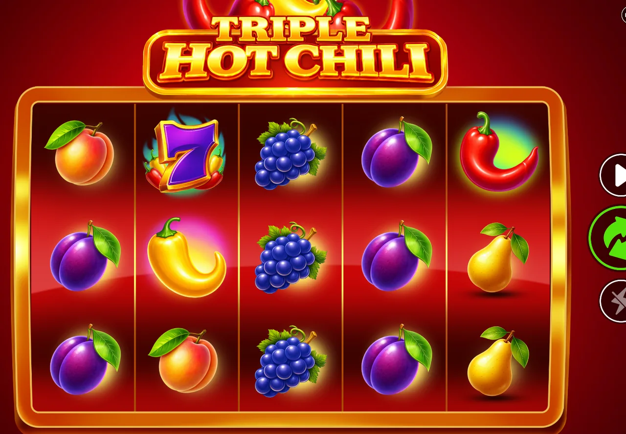 Triple Hot Chili - الشبكة أثناء اللعب