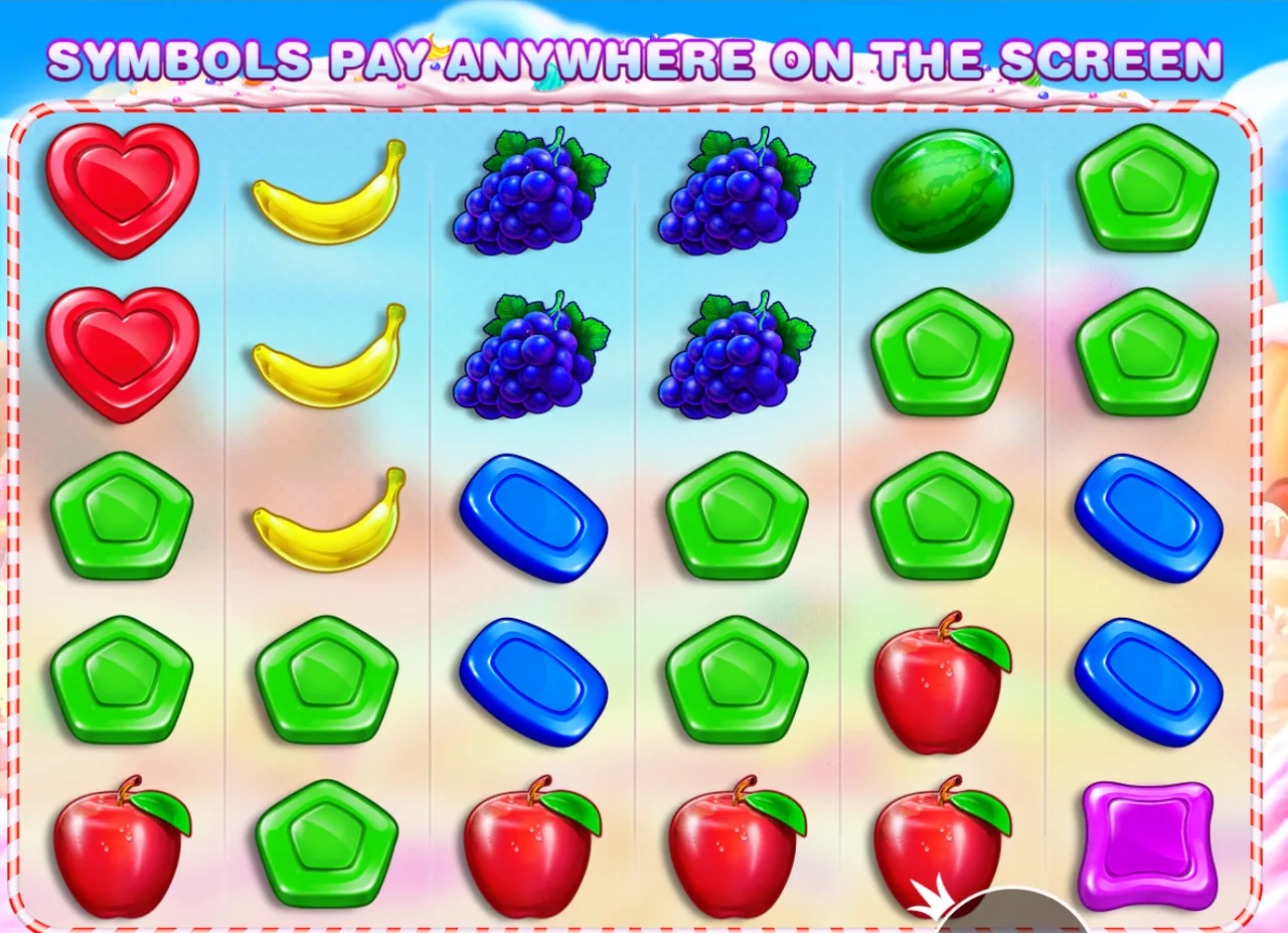 Sweet Bonanza™ - الشبكة أثناء اللعب