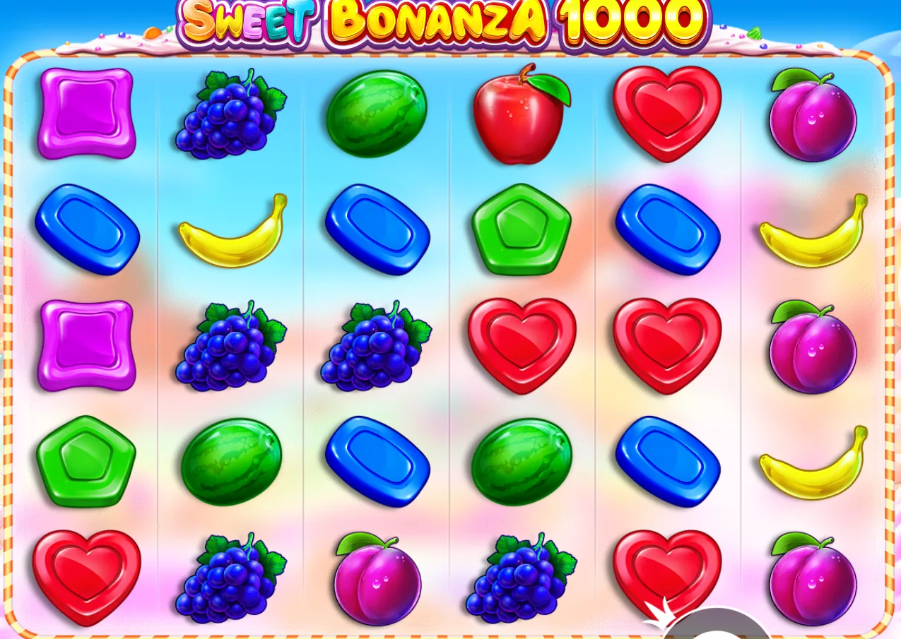 Sweet Bonanza 1000 - شاشة اللعب