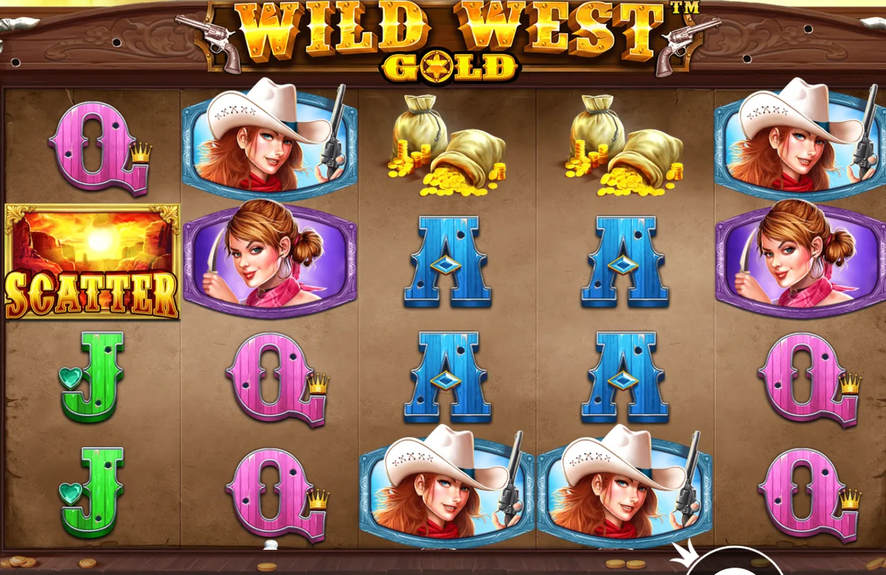 Wild West Gold™ - écran de jeu