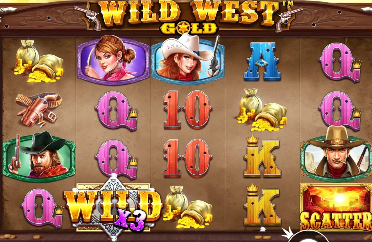 Wild West Gold™ - rouleaux après un tour