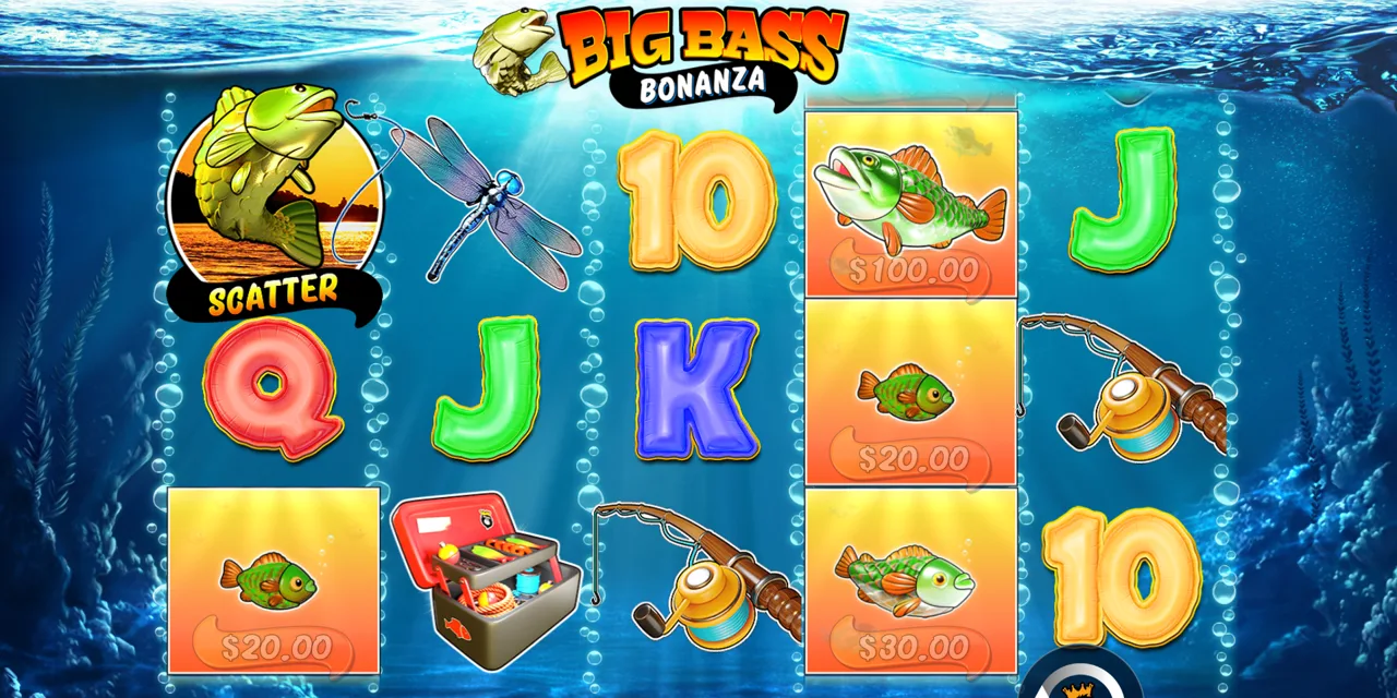 Big Bass Bonanza™ - la perche scatter sur le premier rouleau